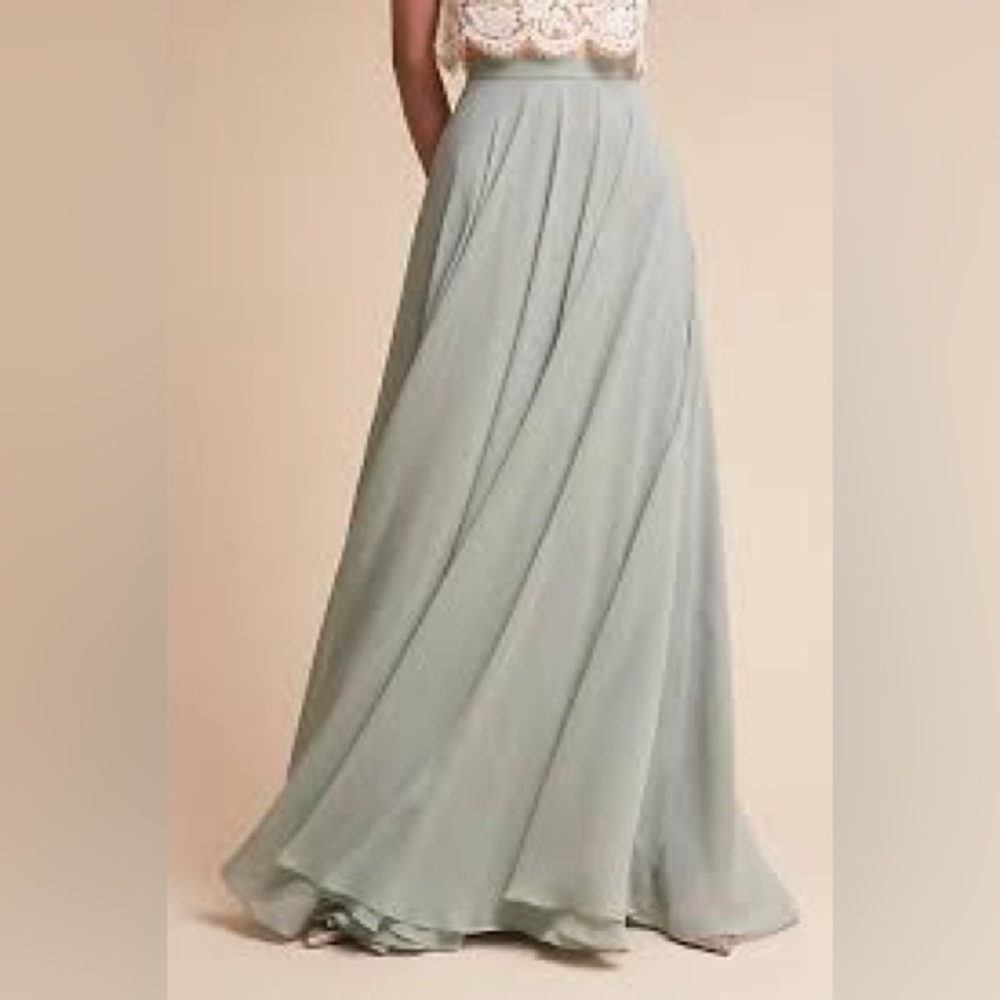 BHLDN Jenny Yoo Collection HAMPTON SKIRT MORNING MIST  size 6